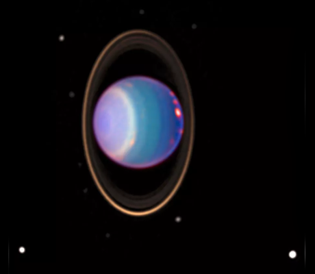 Uranus in Infra-red Light